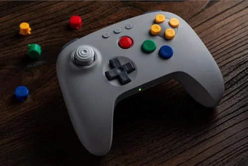 Manette 8BitDo 64 Gris Classique - vue 6