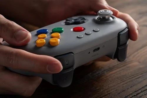 Manette 8BitDo 64 Gris Classique - vue 7