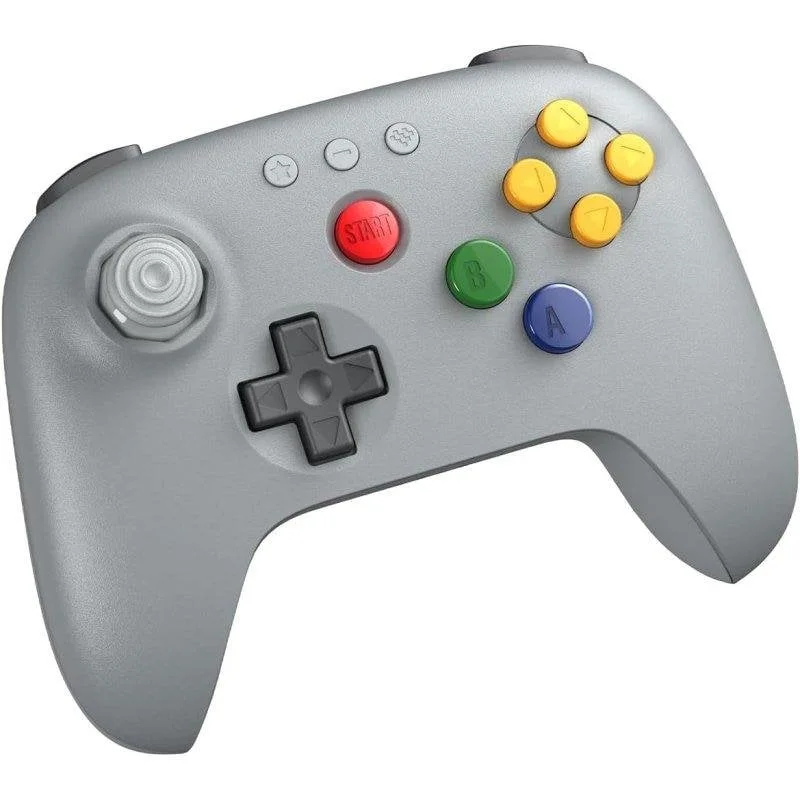 Manette 8BitDo 64 Gris Classique