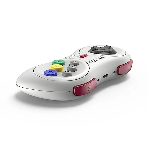 Manette 8BitDo M30 2.4G Sans Fil Blanc Nintendo Switch - vue 3