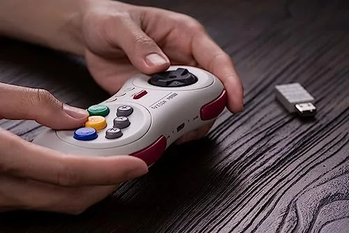 Manette 8BitDo M30 2.4G Sans Fil Blanc Nintendo Switch - vue 7