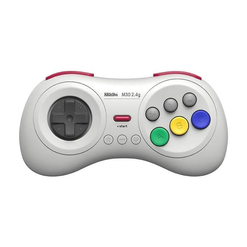 Manette 8BitDo M30 2.4G Sans Fil Blanc Nintendo Switch