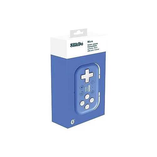 Manette 8BitDo Micro Bluetooth Bleu Switch PC iOS Android - vue 6