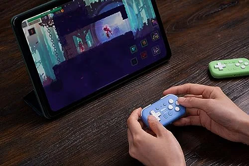 Manette 8BitDo Micro Bluetooth Bleu Switch PC iOS Android - vue 9