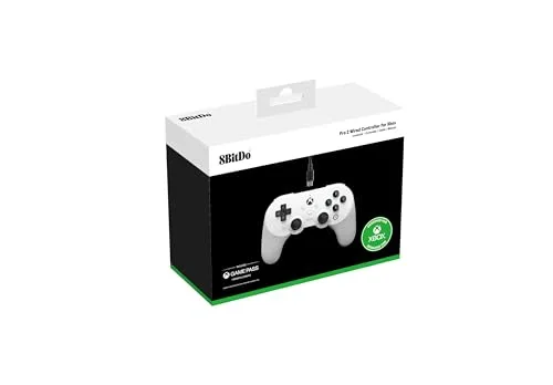 Manette 8BitDo Pro 2 Filaire Xbox USB Type-C Blanc - vue 4