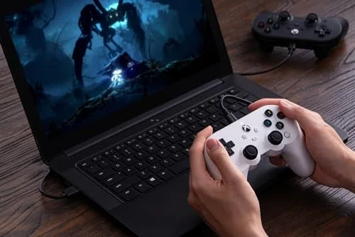 Manette 8BitDo Pro 2 Filaire Xbox USB Type-C Blanc - vue 7