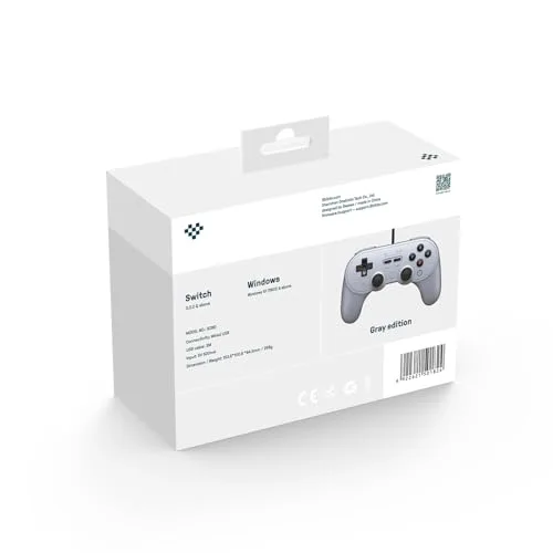 Manette 8BitDo Pro 2 Gris Filaire USB - vue 6