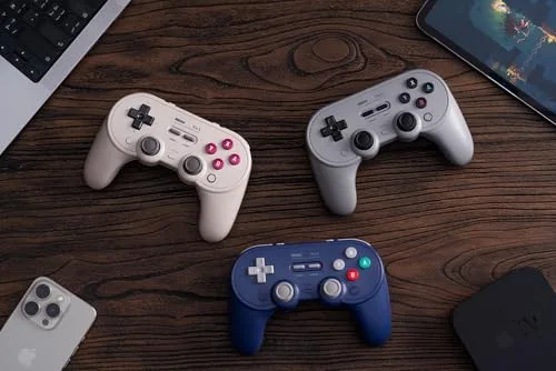 Manette 8BitDo Pro 3 Bluetooth Violet - vue 8