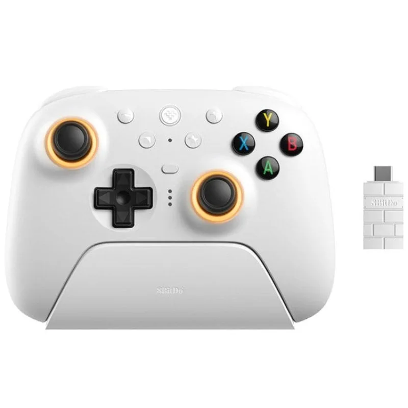 Manette 8BitDo Ultimate 2 Bluetooth blanche Switch 2 PC