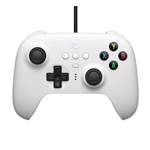 8BitDo Ultimate Wired Controller Blanc Switch PC Android