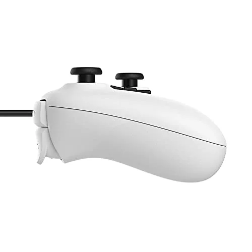 Manette 8bitdo Ultimate filaire pour Switch PC et Android - Blanc - vue 2