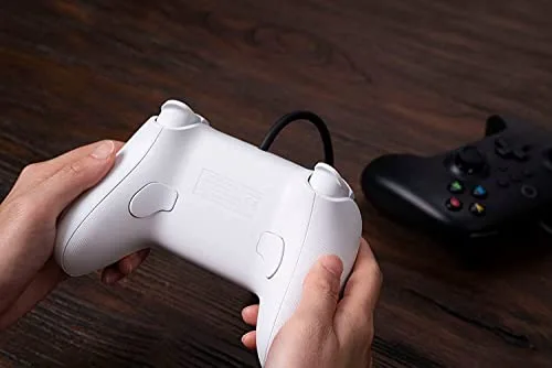 Manette 8bitdo Ultimate filaire pour Switch PC et Android - Blanc - vue 7