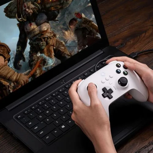 Manette 8bitdo Ultimate filaire pour Switch PC et Android - Noir - vue 8