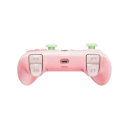 Manette 8BitDo Ultimate Mini Clear Pink filaire Xbox PC LED - vue 3