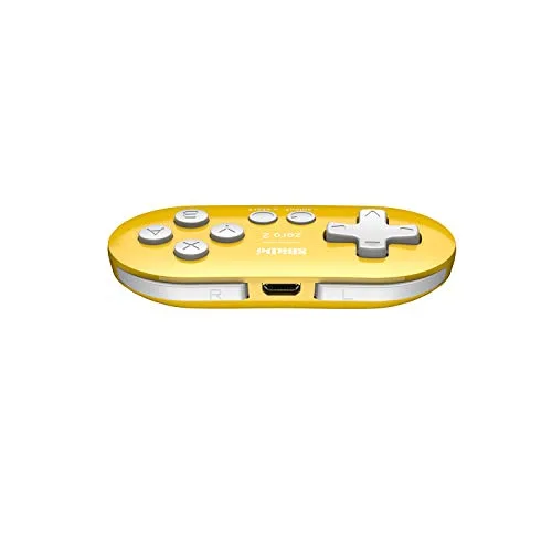 Manette 8BitDo Zero 2 Jaune Switch/PC/macOS/Android - vue 4