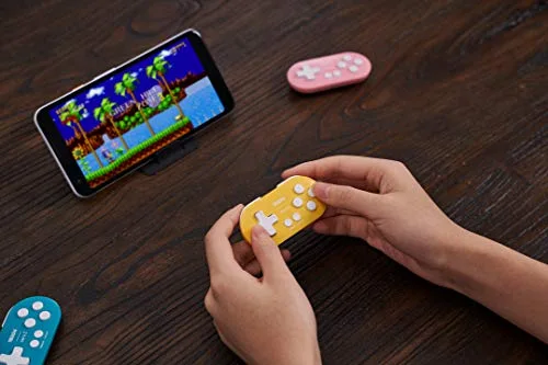 Manette 8BitDo Zero 2 Jaune Switch/PC/macOS/Android - vue 7