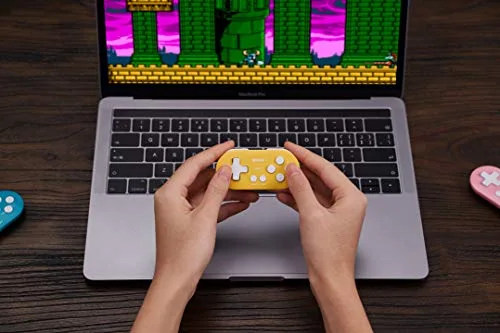 Manette 8BitDo Zero 2 Jaune Switch/PC/macOS/Android - vue 8