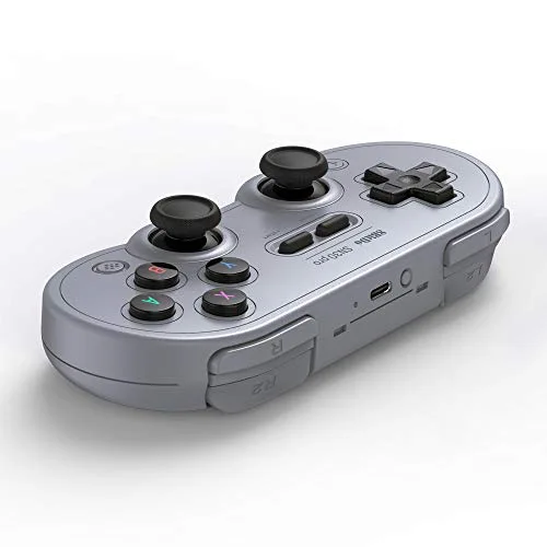 Manette Bluetooth - 8Bitdo - SN30 Pro - Edition Grise - Multi-plateforme - 18h Autonomie - vue 2