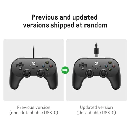Manette de jeu - 8BITDO - 8BitDo Pro 2 - Filaire - Compatible Xbox Series X/S - Noir - vue 2