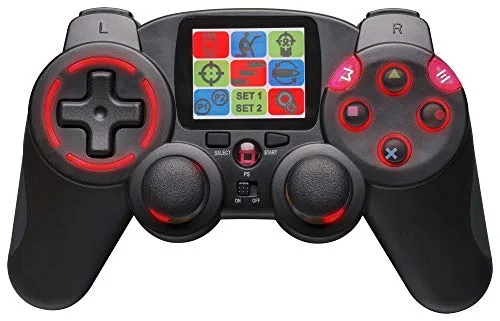 Manette de jeu - BIGBEN - PS3 - Sans fil - Noir - Avec motifs - vue 2