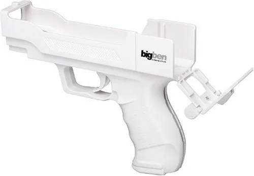 Manette de jeu - BIGBEN - Wii gun - Sans fil - Blanc/Noir - vue 3