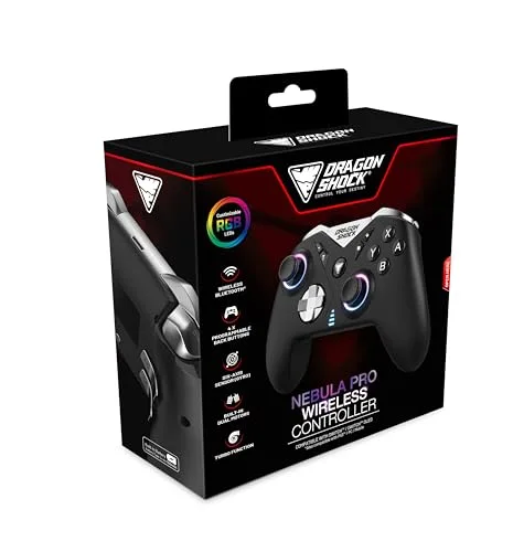 Manette de jeu - DragonShock - NEBULA PRO - Sans fil - Nintendo Switch - Ergonomique - vue 2