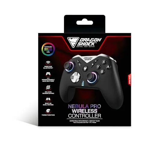 Manette de jeu - DragonShock - NEBULA PRO - Sans fil - Nintendo Switch - Ergonomique - vue 8