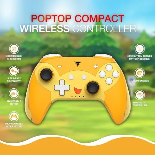 Manette de jeu - DRAGONSHOCK - POPTOP COMPACT BT - Bluetooth - Programmable - Gyroscopique 6 axes - vue 8