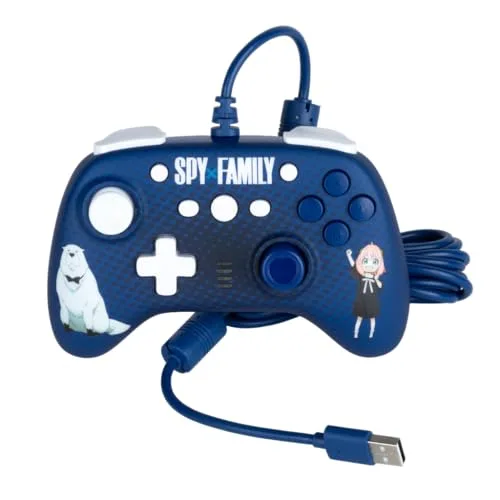 Manette de jeu filaire - KONIX - Spy X Family - Connexion filaire - Compatible Nintendo Switch/Switch 2 - Design - vue 2