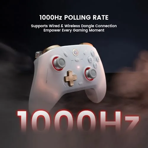 Manette de jeu - GAMESIR - Cyclone 2 - Blanc - Multiplateforme - USB-C sans fil - vue 7