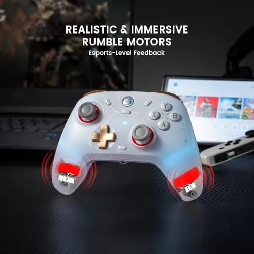 Manette de jeu - GAMESIR - Cyclone 2 Bundle - Sans fil - USB-C - Compatible PC/Nintendo Switch - vue 5