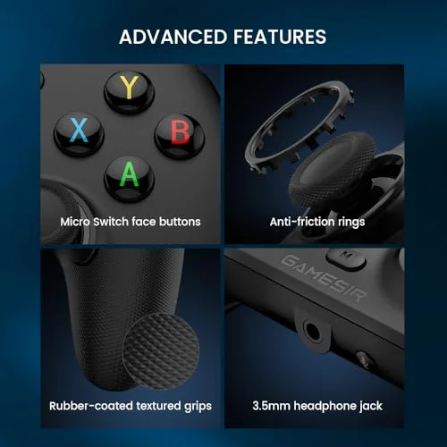 Manette de jeu - GAMESIR - GameSir-G7HE - Compatible Xbox - Boutons à micro-interrupteurs - Effet Hall - vue 8