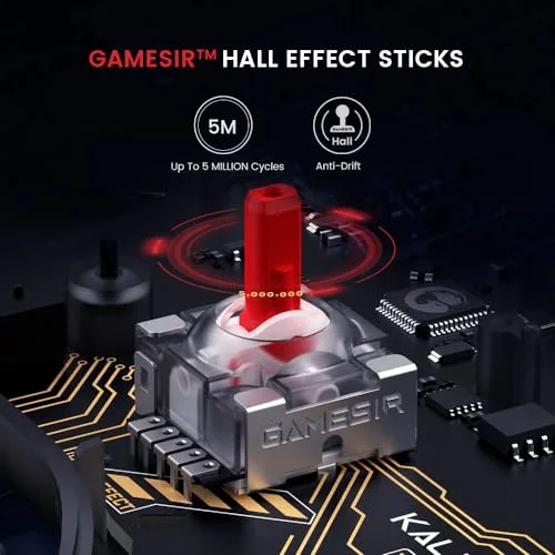 Manette de jeu - GameSir - Kaleid - Noir - USB Type-C - Vibration - vue 2