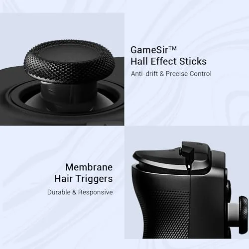 Manette de jeu - GAMESIR - X5 Lite - USB-C - Hall Effect - Ergonomique légère - vue 5