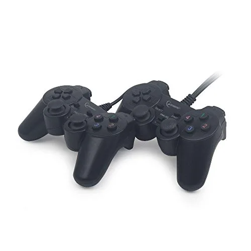 Gembird JPD-UDV2-01 Pack de 2 manettes USB avec vibration