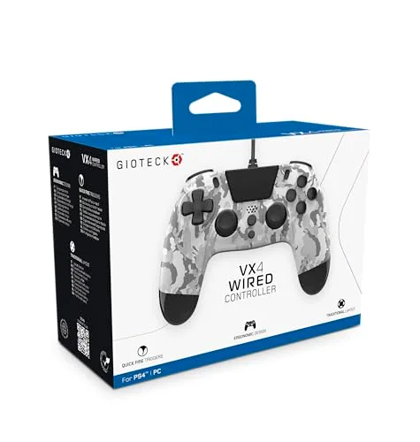 Gioteck VX4 Premium Camouflage Filaire PS4/PC