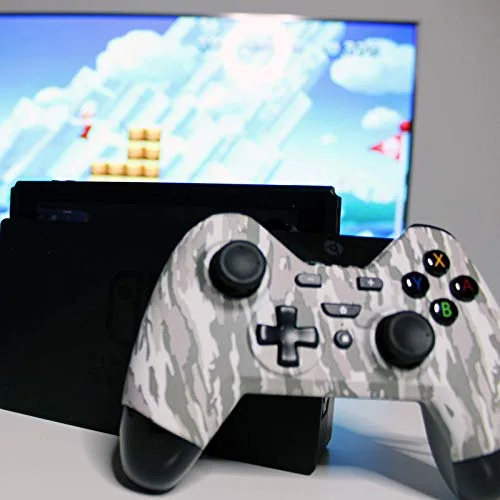 Manette de jeu - GIOTECK - WX4 - Bluetooth - Design ergonomique - Camo Gris - vue 6