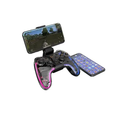 HAVIT G180BT Manette Bluetooth 5.0 RGB Transparente