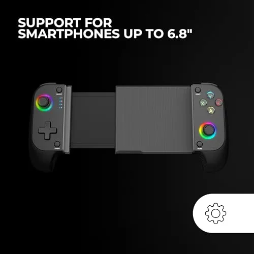 Manette de jeu - MARSGAMING - MGPX - Bluetooth 5.0 - RGB Neon - Double Vibration - vue 2