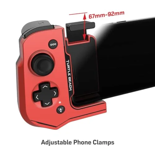 Manette de jeu mobile - TURTLE BEACH - Atom - Bluetooth - Rouge - Autonomie 20h - vue 4