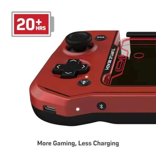 Manette de jeu mobile - TURTLE BEACH - Atom - Bluetooth - Rouge - Autonomie 20h - vue 5