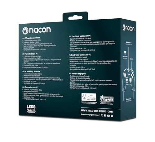 Manette de jeu - NACON - GC-100 - Filaire - Urban Camo - Vibration - vue 2