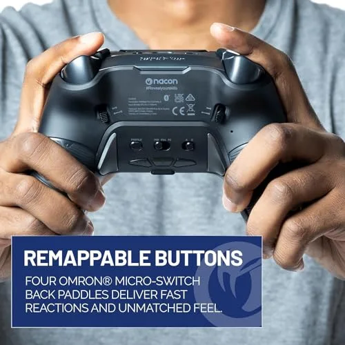 Manette de jeu - NACON - Revolution 5 Pro - Triple Black - Sans fil - USB-C - Vibration - vue 6