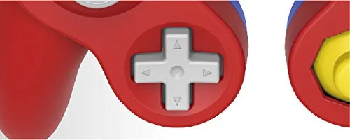 Manette de jeu - Nintendo - Game Cube - Rouge - Filaire - Spécial Smash Bros - vue 4