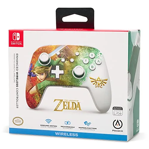Manette de jeu - NINTENDO - Power A Enhanced - Sans fil - Watercolor - Nintendo Switch - vue 9
