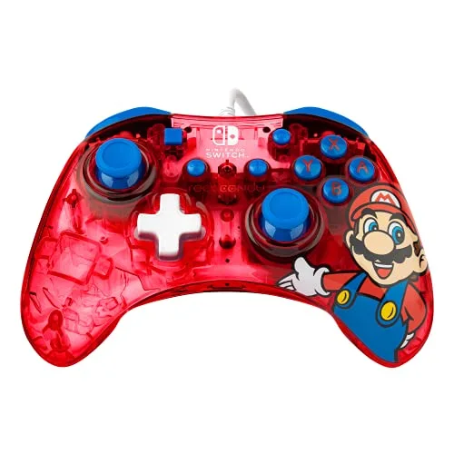 Manette de jeu - Nintendo Switch - Mario Rock Candy - Filaire - PDP - Rouge - vue 7