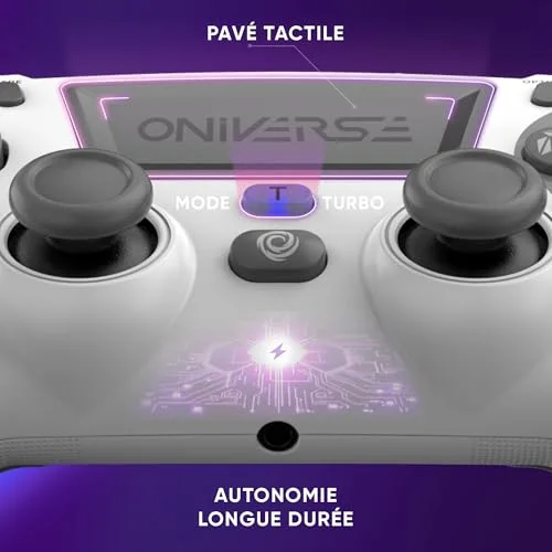 Manette de jeu - ONIVERSE - Revolt - Multi-plateforme PS4/PC/Android/iOS - Joysticks Hall Effect - Gyroscope 6 axes - vue 4