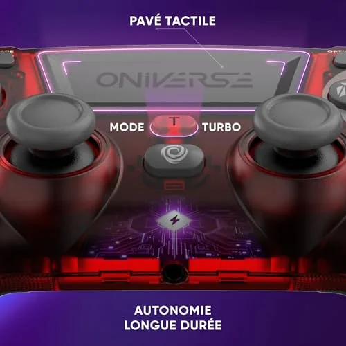 Manette de jeu - ONIVERSE - Revolt - Sans fil Bluetooth - Joysticks Hall Effect - Gyroscope 6 axes - vue 4