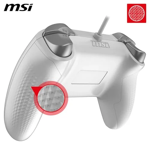Manette de jeu - PC - FORCE GC200 - Filaire - Blanc - MSI - vue 5
