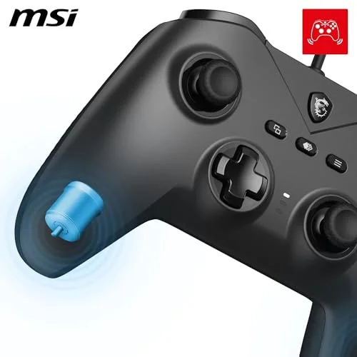 Manette de jeu - PC - FORCE GC200 - Filaire - Noir - MSI - vue 4